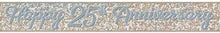 Load image into Gallery viewer, 12 ft Prism Happy 25th Anniversary Banner