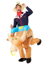 Load image into Gallery viewer, Inflatable Bull Rider Costume