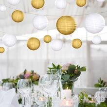 Load image into Gallery viewer, Gold Paper Lantern (35cm)