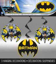Load image into Gallery viewer, 26" Hanging Batman Decorations - 3ct