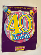 Load image into Gallery viewer, Age 40 Small Badge - 5.5cm - 1pc