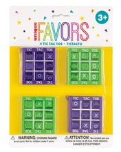 Load image into Gallery viewer, Tic Tac Toe Game Party Favours Pk 4