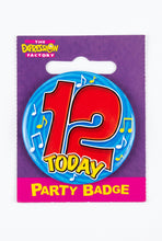 Load image into Gallery viewer, Age 12 Badge - 5cm