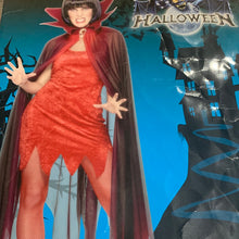 Load image into Gallery viewer, Black And Red Ombre Cape