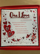 Load image into Gallery viewer, Valentine Boxed Card - To The One I love
