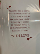 Load image into Gallery viewer, Valentines Card - Girlfriend