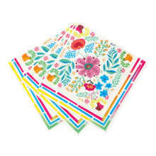 Load image into Gallery viewer, Boho Floral Paper Napkins (Pack of 20)