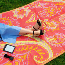 Load image into Gallery viewer, Boho Paisley Outdoor Rug (120cm x 180cm)
