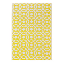 Load image into Gallery viewer, Yellow Boho Outdoor Rug (120cm x 180cm)
