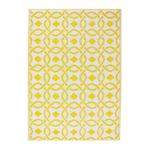 Load image into Gallery viewer, Yellow Boho Outdoor Rug (120cm x 180cm)

