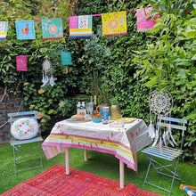 Load image into Gallery viewer, Colourful Boho Paper Table Cover