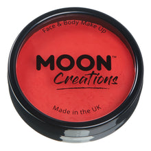 Load image into Gallery viewer, Moon Creations Pro Face Paint Cake Pot - Bright Red
