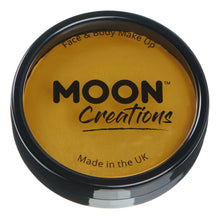 Load image into Gallery viewer, Moon Creations Pro Face Paint Cake Pot - Mustard