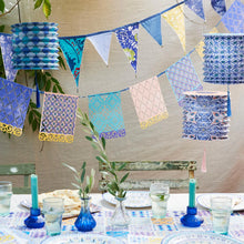 Load image into Gallery viewer, Souk Blue Paper Garland - 3m
