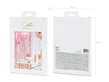 Load image into Gallery viewer, Rose Gold Shimmer Curtain Backdrop