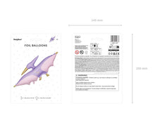 Load image into Gallery viewer, Pterodactyl Foil Balloon -120x62 cm