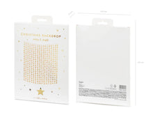 Load image into Gallery viewer, Gold Foil Star Shimmer Curtain Backdrop