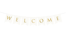 Load image into Gallery viewer, Welcome Bunting Banner