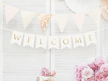Load image into Gallery viewer, Welcome Bunting Banner
