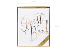 Load image into Gallery viewer, Rose Gold Foil Guest Book - 22 Pages