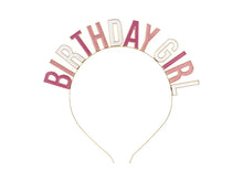 Load image into Gallery viewer, Birthday Girl Metal Headband