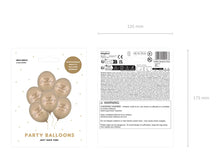 Load image into Gallery viewer, Happy Birthday, Metallic Cold Gold Latex Balloons - 6ct