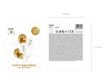 Load image into Gallery viewer, Gold Chrome Happy Birthday Mix Latex Balloons - 6pcs