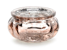 Load image into Gallery viewer, Rose Gold Frosted Glass Tea Light Holder, 1pc