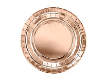 Load image into Gallery viewer, Rose Gold Paper Dessert Plates - 18cm