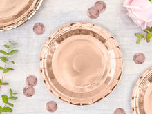 Load image into Gallery viewer, Rose Gold Paper Dessert Plates - 18cm