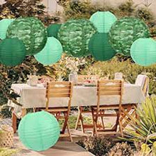 Load image into Gallery viewer, Mint Paper Lantern - 35cm