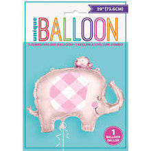 Load image into Gallery viewer, Pink Elephant Giant Foil Balloon - 29"