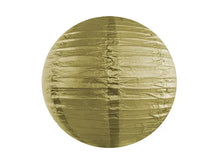 Load image into Gallery viewer, Gold Paper Lantern (35cm)