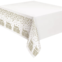Load image into Gallery viewer, Confetti Gold Birthday Tablecover