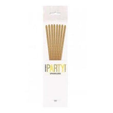 Load image into Gallery viewer, Gold Glitz Birthday Sparklers 7 Inch – Pack Of 8