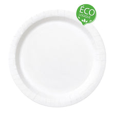 Load image into Gallery viewer, White FSC Round 9" Dinner Plates, 16ct