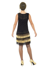 Load image into Gallery viewer, 20s Fringed Flapper Costume, Black