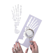 Load image into Gallery viewer, Skeleton Feet Stencils, 2 Pack