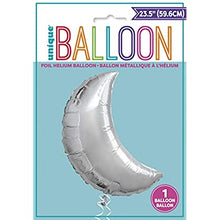 Load image into Gallery viewer, Moon Shaped Foil Balloon 23.5"