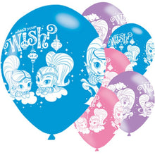 Load image into Gallery viewer, Shimmer & Shine 11" Latex Balloons - 6pcs