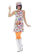 Load image into Gallery viewer, 60s Groovy Chick Costume