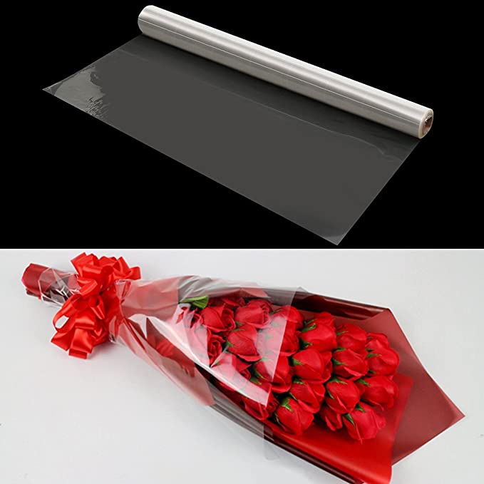 Clear Cellophane Roll 80cm x 100m PartyTime Malta