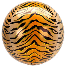 Load image into Gallery viewer, Tiger Print Orbz Balloon (38x40cm)