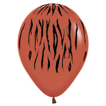 Load image into Gallery viewer, Metallic Animal Print Latex Balloon, 11"