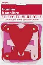Load image into Gallery viewer, Happy Valentines Day Banner, 1.87M