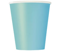 Load image into Gallery viewer, Terrific Teal Solid 9oz FSC Paper Cups, 14ct