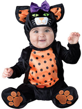 Load image into Gallery viewer, Mini Meow Black Cat Baby Jumpsuit Costume