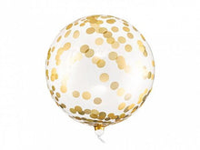 Load image into Gallery viewer, Golden Dots Crystal Clear Orb ( 40cm )

