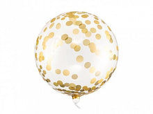 Load image into Gallery viewer, Golden Dots Crystal Clear Orb ( 40cm )