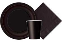 Load image into Gallery viewer, Black Solid 9oz FSC Paper Cups, 14ct